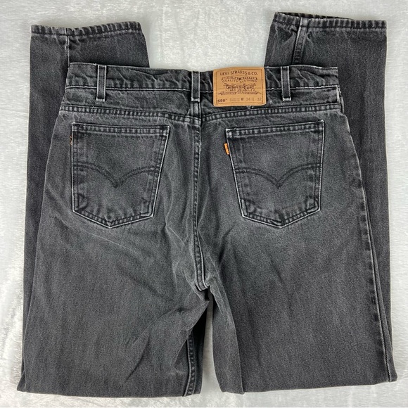 Levi's Other - Vintage 90s Levi’s 550 Orange Tab Relaxed Fit Tapered Leg Denim Jeans Mens 34x32